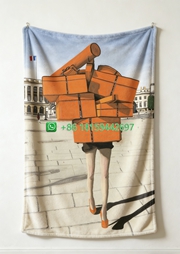 Hermes Throw Blankets